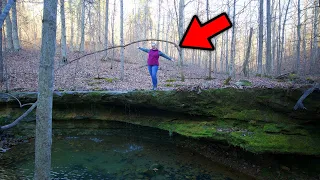 Exploring The HIDDEN WATERFALL on Our NEW Property!!! + rip to ricky