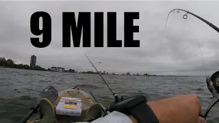 The ONLY lure that worked on ROUGH Lake St. Clair! Kayak Fishing for Bass!