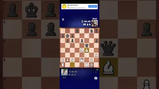 Awesome Tactic #checkmate #chessgame #chess #chesscom#maestrochess #chesspuzzle #grandmaster #shorts
