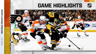 Flyers @ Penguins 4/2 | NHL Highlights 2023