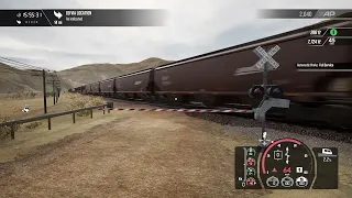 Train sim world: 3 BNSF manifest train passing by down Hill over 50 MPH