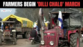 Farmers Protest 2024 | Farmers Begin 'Dilli Chalo' March From Fatehgarh Sahib In Punjab