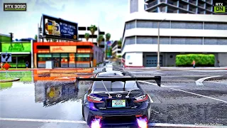 GTA 5 - 8k Resolution Rain Enhancement Script - NEW 2021 Ray Tracing RTX 3090 Graphics Mod! #shorts