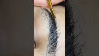 eyebrow asmr #asmr #eyebrows #eyebrow #eyebrowtutorial #browlamination #brows #sobrancelhasperfeitas