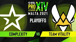 CS:GO - Complexity vs. Team Vitality [Overpass] Map 2 - ESL Pro League Season 14 - Playoffs