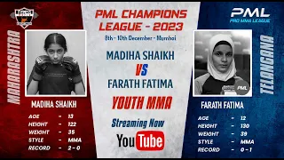 Madiha Shaikh VS Farath Fatima | Fighting in PML Youth Champions League 2023