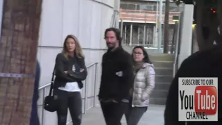 Keanu Reeves goes to see The Who at Staples Center in Los Angeles