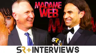 Matt Sazama & Kerem Sanga Talk Madame Web On The Red Carpet