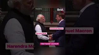 At the G7 Summit, PM Modi briefly interacted with Biden, Trudeau and Macron before the group photo.