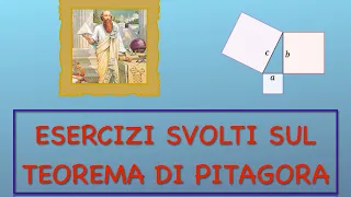 esercizi svolti sul teorema di Pitagora 📐