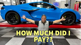 HOW MUCH DID I PAY FOR MY Z06 CORVETTE AND HOW LONG DID IT TAKE TO GET IT?
