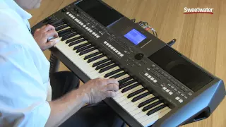 Yamaha PSR-S670 Arranger Keyboard Workstation Demo by Sweetwater
