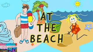 Beach Vocabulary For Kindergarten |Kids Vocabulary- Things at the Beach