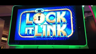 $100 BET HUGE WIN LOCK IT LINK HUFF N PUFF HOLD N SPIN BONUS - MGM GRAND VEGAS HIGH LIMIT $1 Denom