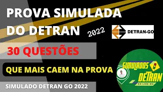 PROVA SIMULADA DO DETRAN 2022 - PROVA TEÓRICA DO DETRAN - DETRAN GO - SIMULADO DETRAN GO 2022