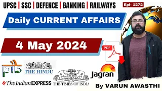 4 MAY 2024 | DAILY CURRENT AFFAIRS | STATIC GK | Current Affairs April 2024