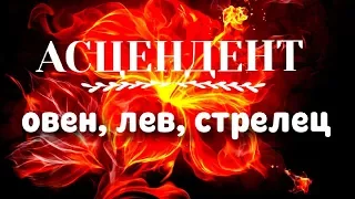 АСЦЕНДЕНТ ⬅️ СТИХИЯ ОГНЯ🔥ОВЕН ♈ ЛЕВ ♌ СТРЕЛЕЦ ♐