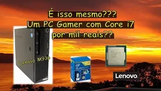 PC Gamer com Core i7 por mil reais? Lenovo M93p Unboxing e Teste | Geekmedia