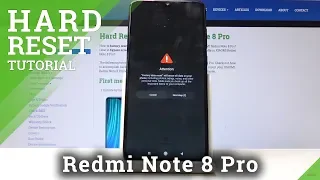 Factory Reset XIAOMI Redmi Note 8 Pro - Delete All Content & Settings