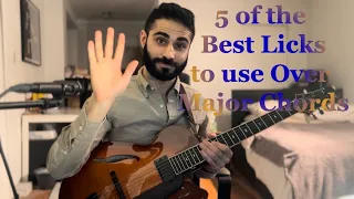 You should know these 5 licks! (Major Chords)