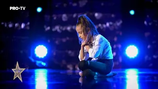 Românii au talent 2023 | La doar 8 ani, Sofia Brok a smuls ropote de aplauze pe scena talentelor