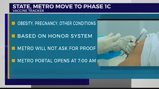 Metro moves to Phase 1c