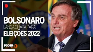 Ao vivo: Jair Bolsonaro lança candidatura à reeleição para 2022