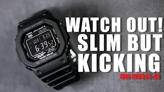 SLIM BUT KICKING ! G-SHOCK GW-M5610-1B - UNBOXING , REVIEW & ADJUSTMENT TUTORIAL