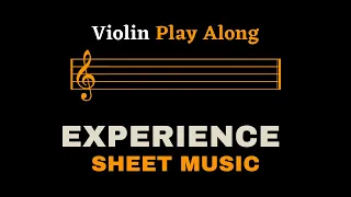 Einaudi - Experience | Violin Play Along (Sheet Music/Full Score)