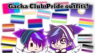 Gacha Club Pride outfits🏳️‍🌈 [With their meanings] Happy Pride month💕