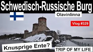 #329 Winter in Finnland - Eine schwedische Burg für mich! | Burg Olavinlinna | Feuer frei auf...