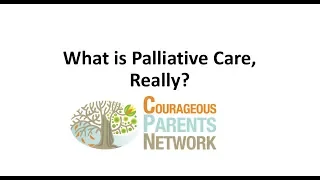 what is pediatric palliative care, really?