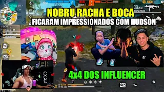 NOBRU RACHA E BOCA FICAM IMPRESSIONADOS COM HUDSON AMORIM NESSE 4x4 DOS INFLUENCERS !