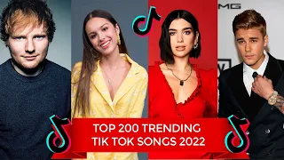 TIK TOK TRENDING SONGS 2022 / MOST SEARCHED TIKTOK SONGS TOP 200