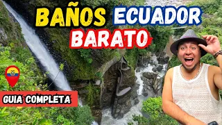 BAÑOS ECUADOR 🇪🇨 BARATO ✅GUIA COMPLETA  un Paraíso entre Cascadas y Aventura😍