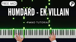 Hamdard Piano Tutorial Instrumental Cover | Arijit Singh | Ek Villain