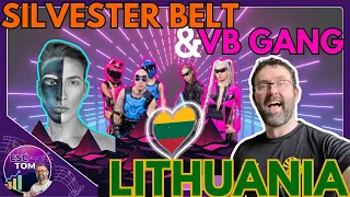 🇱🇹 Silvester Belt "Luktelk" & VB Gang "Kaboom!" REACTION | Lithuania SF1 | Eurovision