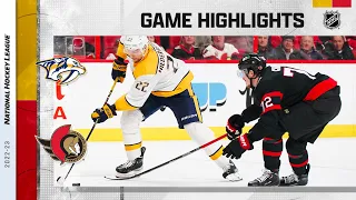 Predators @ Senators 1/9 | NHL Highlights 2023