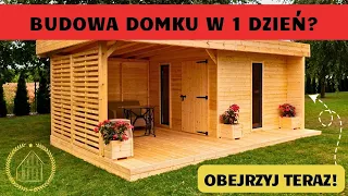 Jak zbudować domek ogrodowy z drewna? Montaż krok po kroku.