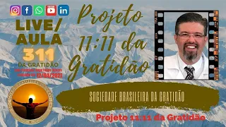 Live/Aula 311 da Gratidão com professor Hugo Felipe - Como otimizar a Gratidão junto a Depressão! 🌎