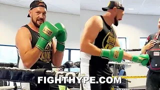 TYSON FURY SHOWS ANTHONY JOSHUA HOW TO BEAT USYK; DEMONSTRATES HOW TO ATTACK "BLOWN UP" WEAKNESS