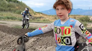 Surprising Mason With His New Dream Dirt Bike!!!