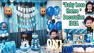 DIY! Baby boss theme for christening and Birthday party Idea |Onie Sison