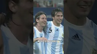 That time Messi scored at the Beijing 2008 Olympic Games... TWICE! 🤩 ⚽
