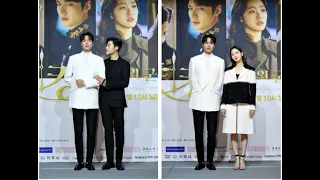 Lee Min Ho and Kim Go Eun at 'The King: Eternal Monarch' PRESS CONFERENCE