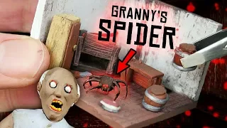 Making GRANNY'S Spider Room Miniature House in POLYMER CLAY!