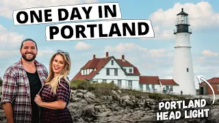 Maine: One Day in Portland, ME - Travel Vlog | Lobster, Portland Head Light, Sunset Cruise, & MORE!