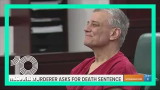 Accused Tampa murderer asks for death penalty