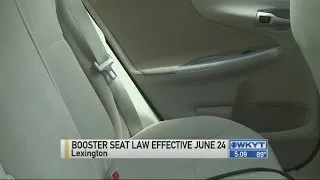 New booster seat law