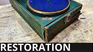 1938  rare Gramophone Restoration | I restored old record player